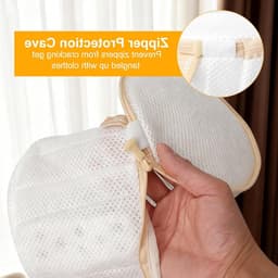 Set van 2 Premium Wasnetten voor Bh's en Ondergoed - Ideaal voor de Wasmachine, Beschermt Lingerie en Sokken met Rits — thumbnail 3