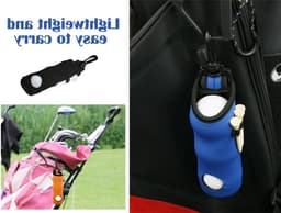 Compacte Waszak voor Golfballen, 6 Stuks Waterdichte Schoonmaakzakken voor Golfballen, Ideaal voor Opslag en Transport van Golfaccessoires, Geschikt voor Mannen en Vrouwen — thumbnail 2