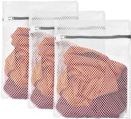 Dailygoods - Waszakken - Herbruikbare wasnetten - Met ritssluiting - 30 x 40 cm - Voor wasmachine - Bescherming kleding - Ideaal voor delicate stoffen — thumbnail 1