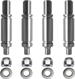 Droger Trommel Assen - Roller Kit - Apparaat Reparatie - Roestvrij Staal - 4 Stuks - Zilver — thumbnail 1