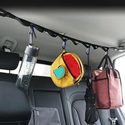 Draagbare Reiswaslijn - Multifunctioneel Snoer - Kleding Drogen - Winddichte Gespen - 85-132 cm - Zwart — thumbnail 5
