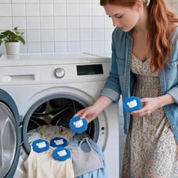 Droger Pluisballen - Was Haren Vanger - Kleding Reinigen - Herbruikbaar Lichtgewicht - 5 Delig - Multicolor — thumbnail 2