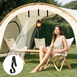 8 stuks wasknijpers - tentdak - tentclips - lichthaken - laarzenklem - campingtent - haken - outdoor - handdoeken - clips - theedoeken voor camping en outdoor accessoires — thumbnail 2