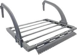 Opvouwbaar droogrek met verstelbare clips voor radiator of balkon — thumbnail 1