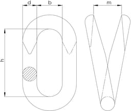 SPHProducts - kettingschakels - kettingverbinder - hoogwaardig en robuust - 4 mm - verzinkt staal - veilige verbindingen - geschikt voor verlengingen — thumbnail 5