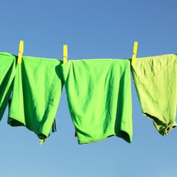 Gekleurde waslijn - Sterk touw - Was ophangen - Vuilafstotend - 20 meter - Blauw — thumbnail 2