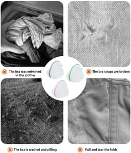 Dailygoods- Waszak met Rits - Waszakje BH - Waszakken voor Wasgoed - Dacron - Beschermd tijdens Wassen - Verkrijgbaar in Meerdere Kleuren — thumbnail 3