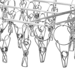 Dailygoods - 2 Stuks Opvouwbare Droogrek - Inklapbare Hanger voor Kleding en Ondergoed — thumbnail 5