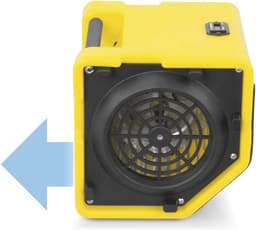Ventilator - Turboventilator - Vloeren Drogen - Hoge Doorvoer - 24 cm - Zwart — thumbnail 5