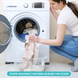 4-delige Anti-Vibratie Onderzetters geschikt voor Wasmachine & Droger – Rubberen Stabilisator, Anti-Slip, Anti-Geluid & Anti-Schok, Tegent Werkinstabiliteit en Trillingen — thumbnail 3