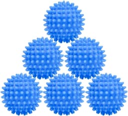 Allecto - Droogballen - Herbruikbare Droogballen - Zacht en Duurzaam - Set van 6 - Wasballen voor Wasmachine - Efficiënt voor Droogproces - Voor el... — thumbnail 1