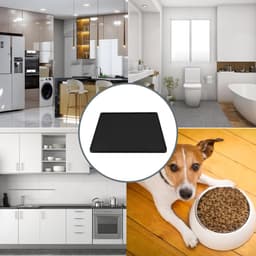 RUX® Lekbak Wasmachine - Lekbak - Anti Trillingsmat Wasmachine - Lekbak Wasmachine 60x60 - Lekbak Wasmachine Universeel - Zwart - 60cm x 60cm x 2cm — thumbnail 2