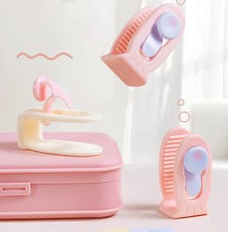 Set van 6 hoeslakenclips en dekbedovertrekclips, plastic klittenband voor beddengoed, lichtroze, voor het stevig vastzetten van de hoeken van hoeslakens en dekbedovertrekken, ter bescherming van de matras — thumbnail 1