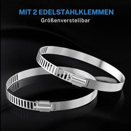 Afvoerslang - Ventilatieslang PVC Aluminium - Airco Ontluchting - Flexibel en Stevig - 100 mm x 4 m - Zilver — thumbnail 5