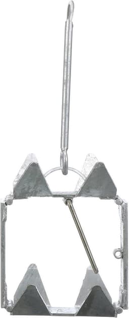 Vouwanker Staal - Opvouwbaar Anker - Boot Stabiliseren - Corrosiebestendig - 86 kg - Zilver — thumbnail 1