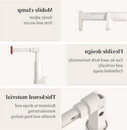Draagbaar en Uittrekbaar Droogrek voor Reisgebruik met 4 Openingen - Ideaal voor Kleine Ruimtes, Hotels en Balkons — thumbnail 4