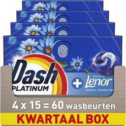 Dash Wasmiddel Pods® - Ocean Breeze - 4 x 15 Wassen — thumbnail 1