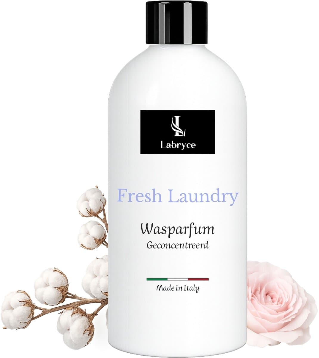 Wasparfum Labryce - Fresh Laundry 500 ml - Katoenbloem & Witte Musk — afbeelding 1