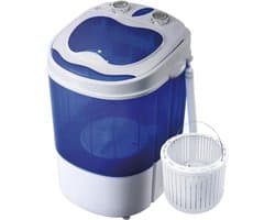 Aura® Camping Wasmachine - Mini Wasmachine - Wasmachines - Capaciteit van Kleding 3 kg - Laag Water- en Energieverbruik - Wit - 36cm x 37cm x 53cm; 5 kg