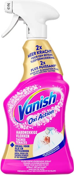 Vanish Oxi Action Gold Vlekverwijderaar Spray - 500ml x3 — thumbnail 2