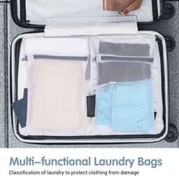 Dailygoods- Waszak - Set van 4 - Antislip Wasnet voor Delicaat Wasgoed - 30 x 20 cm - Ademend Polyester - Rits met Automatische Vergrendeling — thumbnail 4