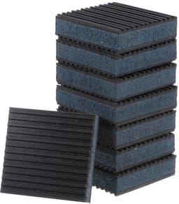 Dailygoods- Vibratiepads 8 Stuks - EVA Schuim/Rubber - Antislip - Geluidsisolatie - Schokabsorberend - Duurzaam - Voor Wasmachine en Droger — thumbnail 1