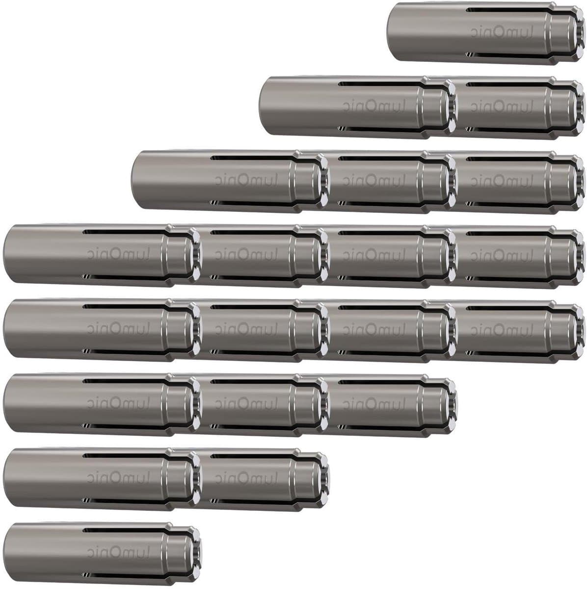 Slaganker M6 - Metaalanker Boutanker - Doorsteekinstallaties Maken - Gegalvaniseerd Staal Maatvast - 20 stuks 8mm Boorgat - Zilverkleurig — afbeelding 1