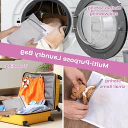 4 x Wasnet voor Wasmachine, 30 x 40 cm, Waszak met Rits voor Kleding, Sweaters en Ondergoed — thumbnail 4