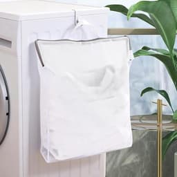 Wasnetten voor Wasmachine - 2 Stuks Grote Waszakken 50x60cm met Ritssluiting, Bescherming tegen Vervorming en Vouwen van Kleding — thumbnail 3