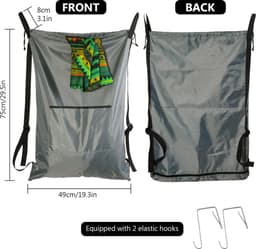 La'Moussawi ® Veelzijdige Reistas en Organizer voor Vuile Was en Kleding — thumbnail 2