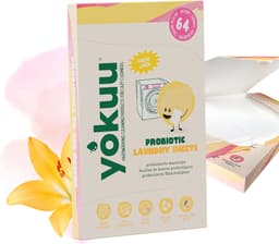 YOKUU Probiotische Wasstrips - 128 Wasbeurten - Wasdraadfrisse Geur - Reis Wasmiddel - Ultra Geconcentreerd en Voorgedoseerd - Ecologisch Wasproduct — thumbnail 1