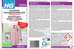 HG - Wasruimte - Vlekkenverwijderaar - Voorbehandeling - Spray - Extra Sterk - 500 ml - 1 stuk — thumbnail 4
