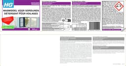 HG - Wasruimte - Wasmiddel Voor Vitrage - Maakt Stralend Schoon & Wit - 500 g - 1 stuk — thumbnail 2