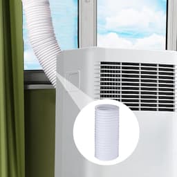 Afvoerslang Airco - Ventilatiekanaal Flexibel - Mobiele Koeling - Duurzaam Polypropeen - 15cm Diameter 3 Meter - Grijs — thumbnail 3