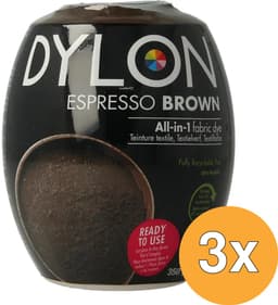 Dylon Textielverf Espresso Brown - 3 x 350 gr - Voordeelverpakking — thumbnail 4