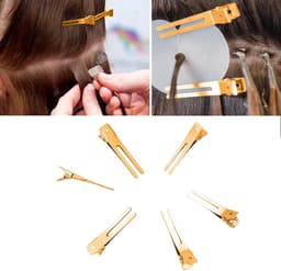 50x Zilveren Metalen Haarspeld Clips Krokodillenklemmen voor Kappers en DIY Haaraccessoires — thumbnail 5