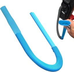 Stofzuigerslang Universeel - 31,5 inch flexibel pluisopvanggereedschap - voor drogers - kunststof koppelingen - voor drogers, droogtrommel, ventilatieslang, compatibel met de meeste stofzuigers - blauw — thumbnail 1