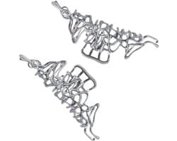 Grote Metalen Haarspeldjes - Set van 2 - Sterke Antislip Klemmen voor Dik en Dun Haar