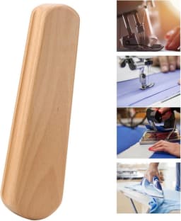 Houten Strijkklapper voor Naaien en Quilten - Scherpe Plooien en Naden — thumbnail 2