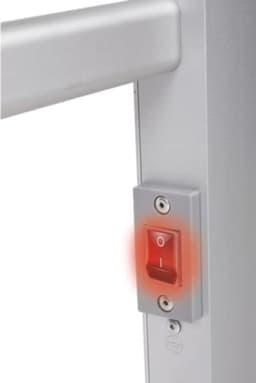 VH Supplies®Elektrisch Droogrek - Verwarmd Droogrek - Wasrek - 6 Stangen - 90 x 35 x 53 cm — thumbnail 5