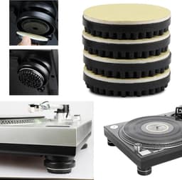 4x Trillingsdempers voor Speakers en Audioapparatuur - Schokabsorberende Voeten — thumbnail 4