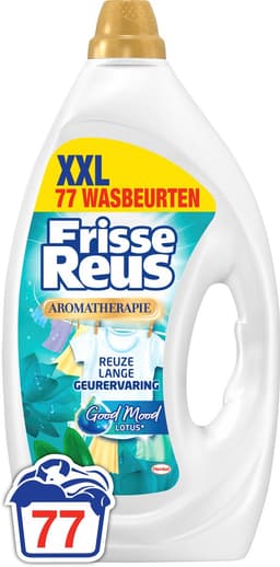 Frisse Reus Gel Lotus - Vloeibaar Wasmiddel - Witte Was - Frisse Geurbeleving - 77 Wasbeurten - Grootverpakking — thumbnail 1