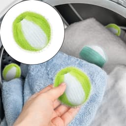 12 stuks reusable washing balls for removing pet hair in the washing machine, suitable for wool, cotton, cat and dog hair. — thumbnail 2