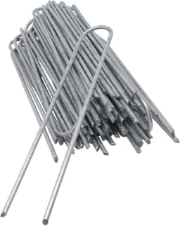 100 Grondankers 200 x 25 mm – Verzinkte U-Haringen voor Harde Vloeren en Tuinbevestiging — thumbnail 2