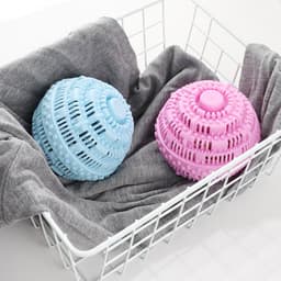 Wasbollen - 1 Stuk - Wasbal Voor De Wasmachine - 11 Cm - Antiklitwerking - Herbruikbaar - Haarvanger Wasbollen - Wasballen Wasbol - Pluisballen - Geschikt Voor Lakens, Jassen, Kleding, Dekens - Roze — thumbnail 2