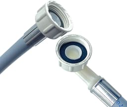 Fixem 2,5m wasmachine / vaatwasser aanvoerslang - geschikt voor Bosch, AEG, Samsung, Siemens, Beko, LG, Whirlpool, Inventum - waterslang - toevoerslang - 250cm - 1 Stuk — thumbnail 3