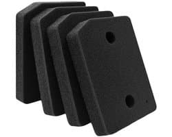 4 stuks filters - geschikt voor Miele T1-droger – Basisfilter voor droger – Candy-drogerfilter-9164761 – Reserveonderdeel – Spons – Accessoire geschikt voor Miele-warmtepompdroger