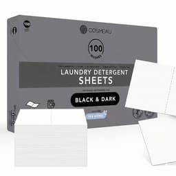 Cosmeau Zwarte Was Wasmiddel Wasstrips 100 Wasbeurten - Wasvellen - Wasdoekjes - Detergent Sheets - Wasdoekjes — thumbnail 1