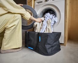 Joseph Joseph Hold-All™ 35L opvouwbare draagbare wasmand (Carbon Black) — thumbnail 5