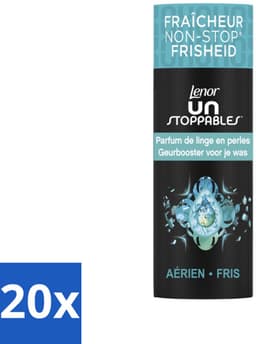 20 x Lenor Unstoppables - Geurbooster - Fris - 13 Wasbeurten - Voordeelverpakking - 20 stuks — thumbnail 1